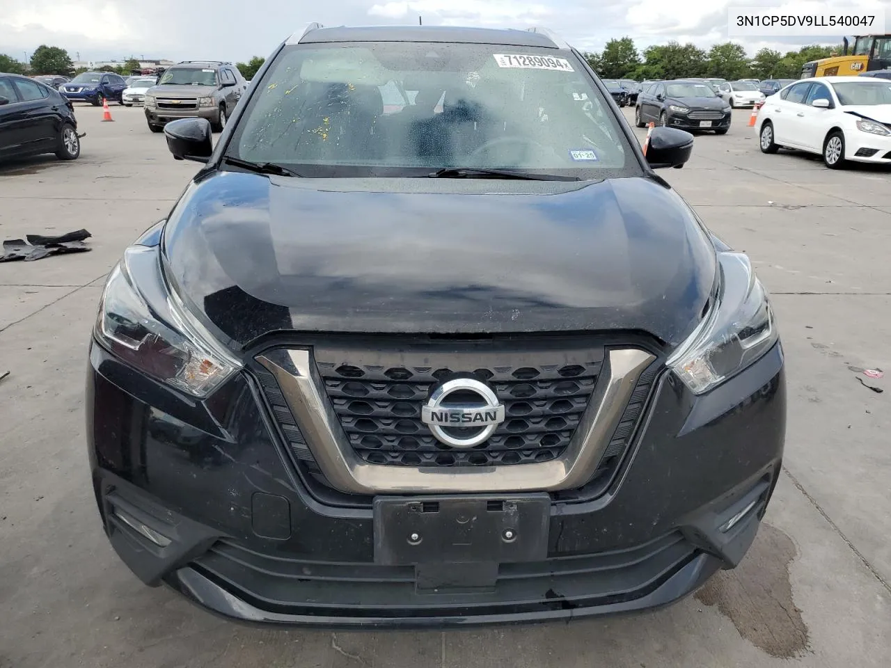 2020 Nissan Kicks Sr VIN: 3N1CP5DV9LL540047 Lot: 71289094