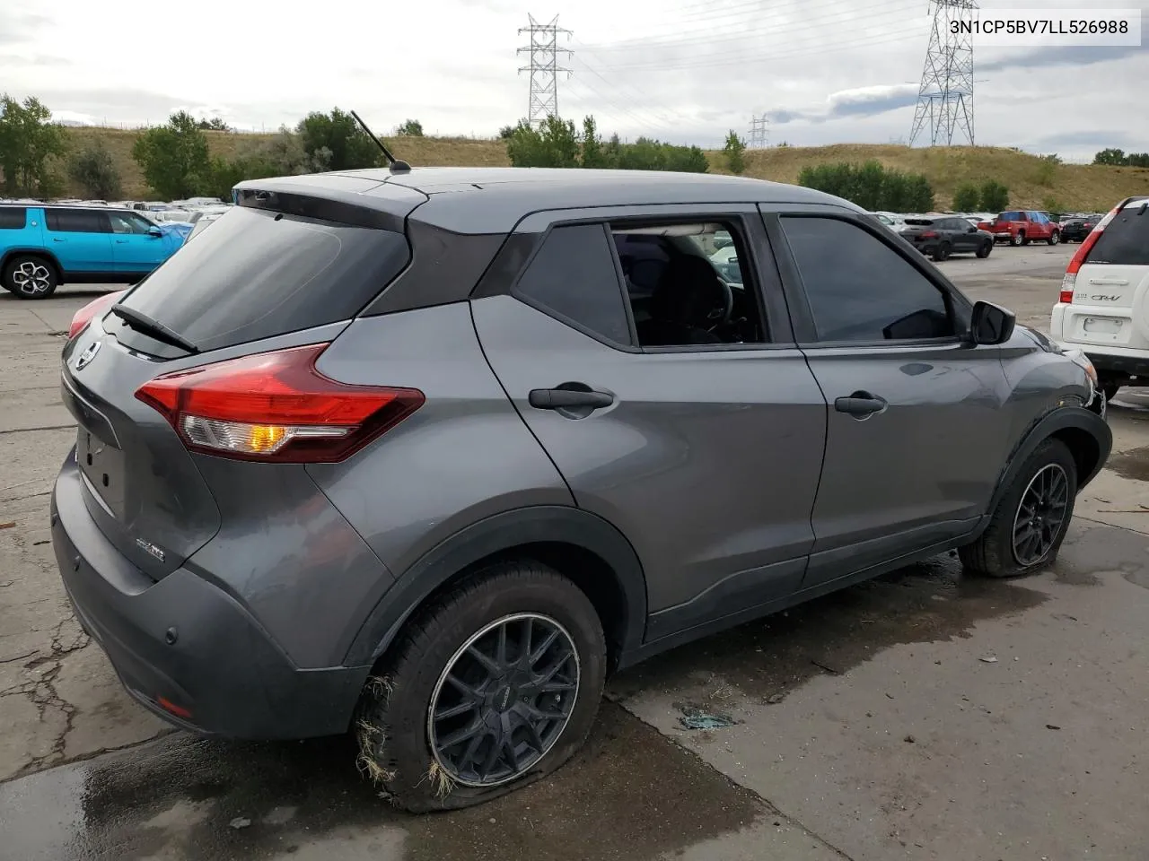 2020 Nissan Kicks S VIN: 3N1CP5BV7LL526988 Lot: 71433424