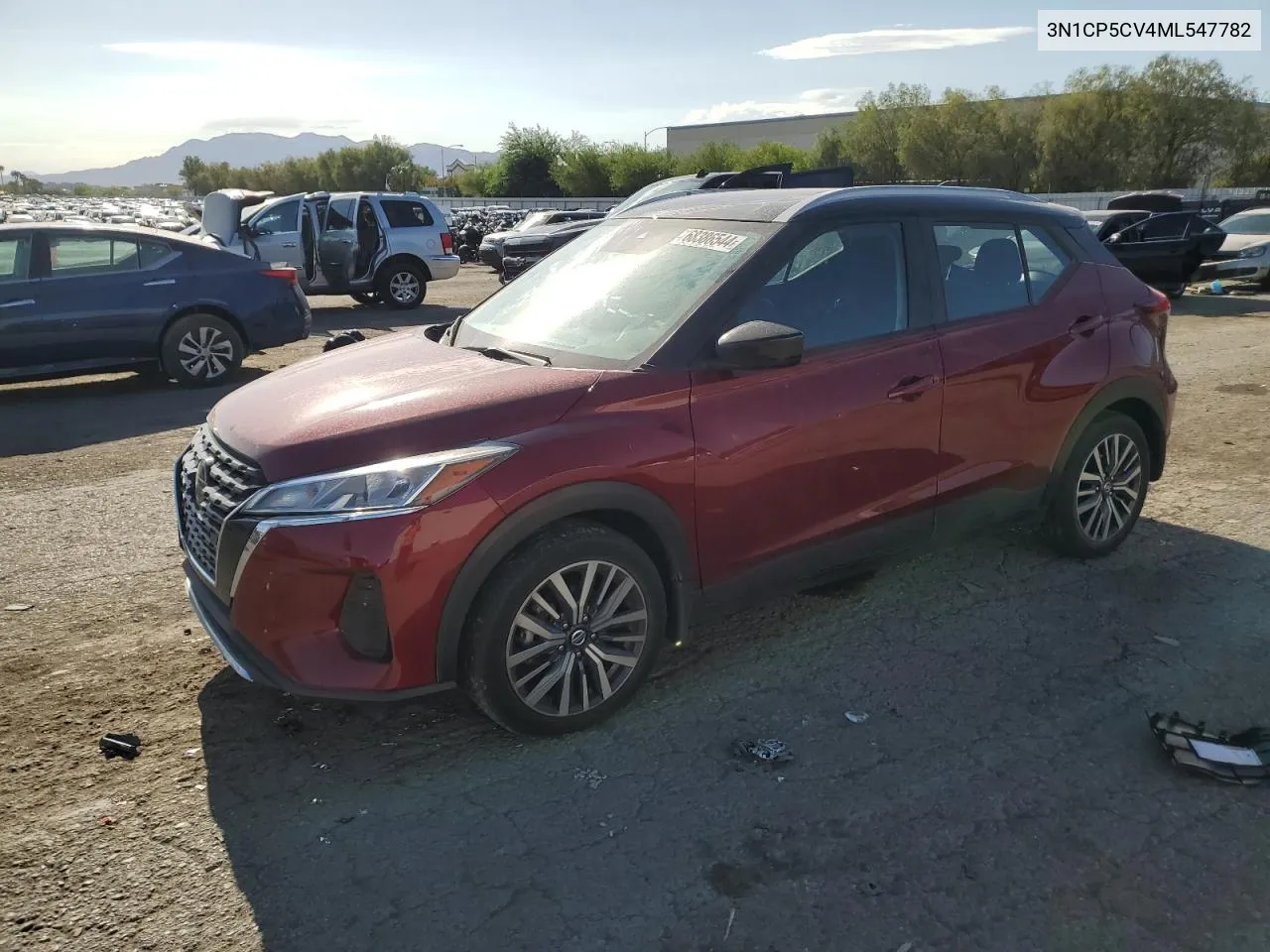 3N1CP5CV4ML547782 2021 Nissan Kicks Sv