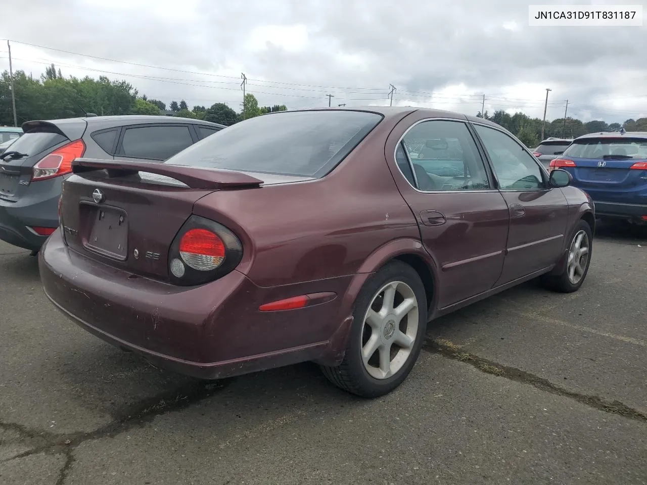 2001 Nissan Maxima Gxe VIN: JN1CA31D91T831187 Lot: 72222434