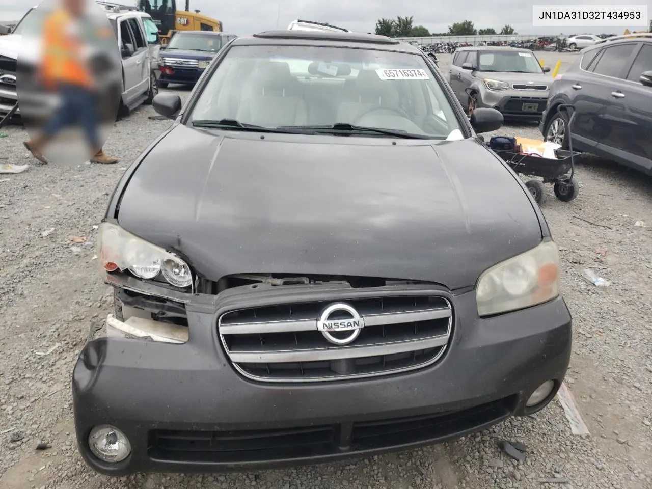 2002 Nissan Maxima Gle VIN: JN1DA31D32T434953 Lot: 65716374