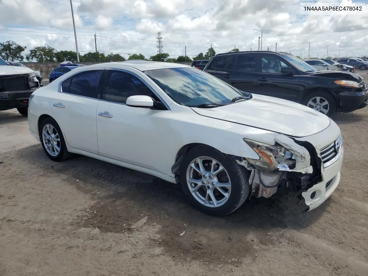 2014 Nissan Maxima S VIN: 1N4AA5AP6EC478042 Lot: 69401914