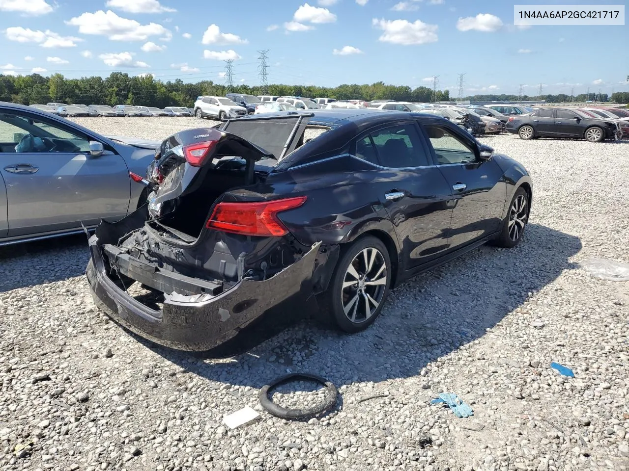 2016 Nissan Maxima 3.5S VIN: 1N4AA6AP2GC421717 Lot: 71837664