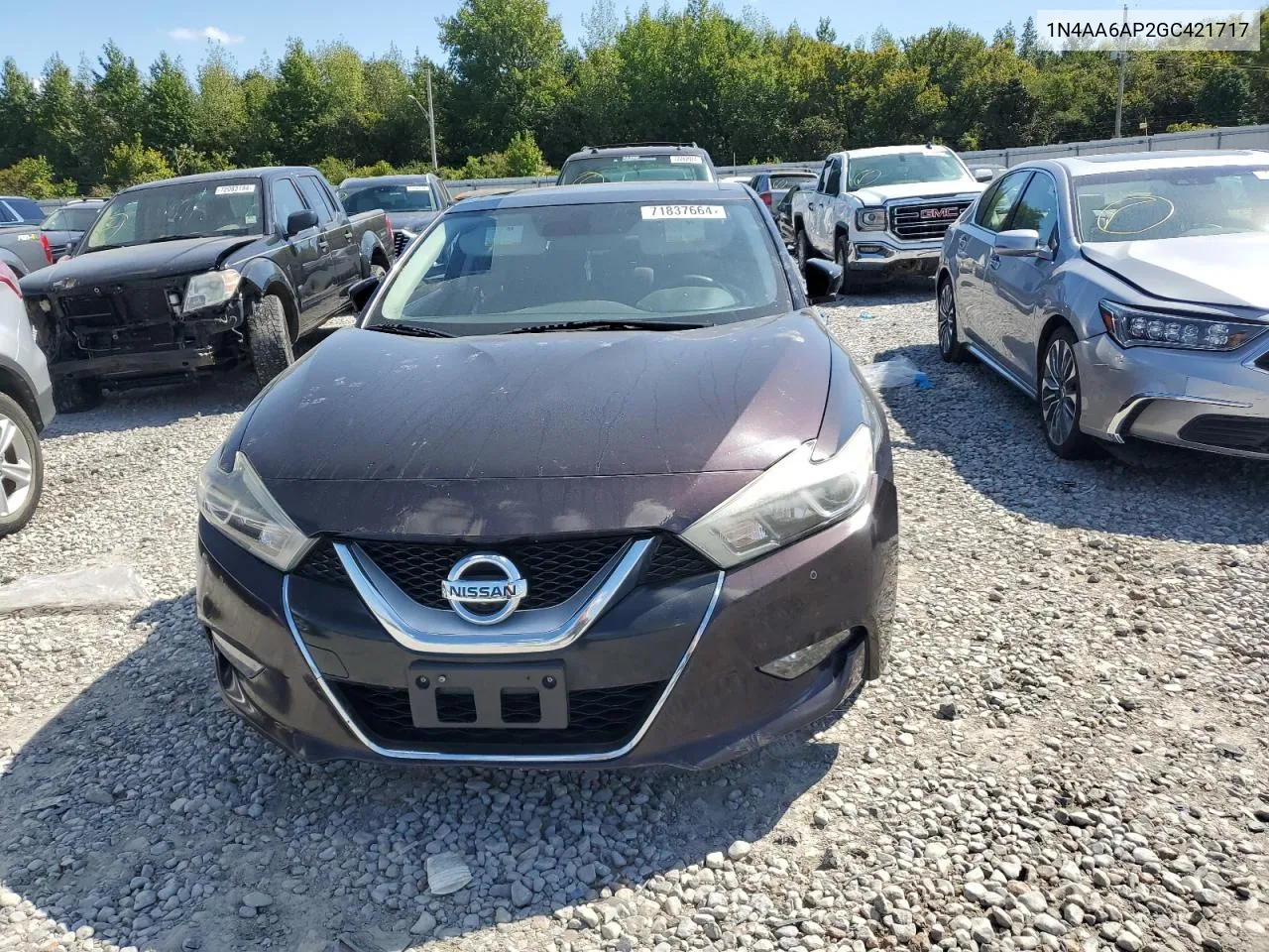 1N4AA6AP2GC421717 2016 Nissan Maxima 3.5S