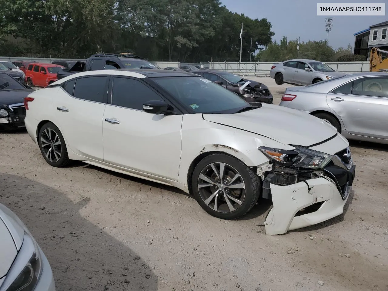 2017 Nissan Maxima 3.5S VIN: 1N4AA6AP5HC411748 Lot: 72342104