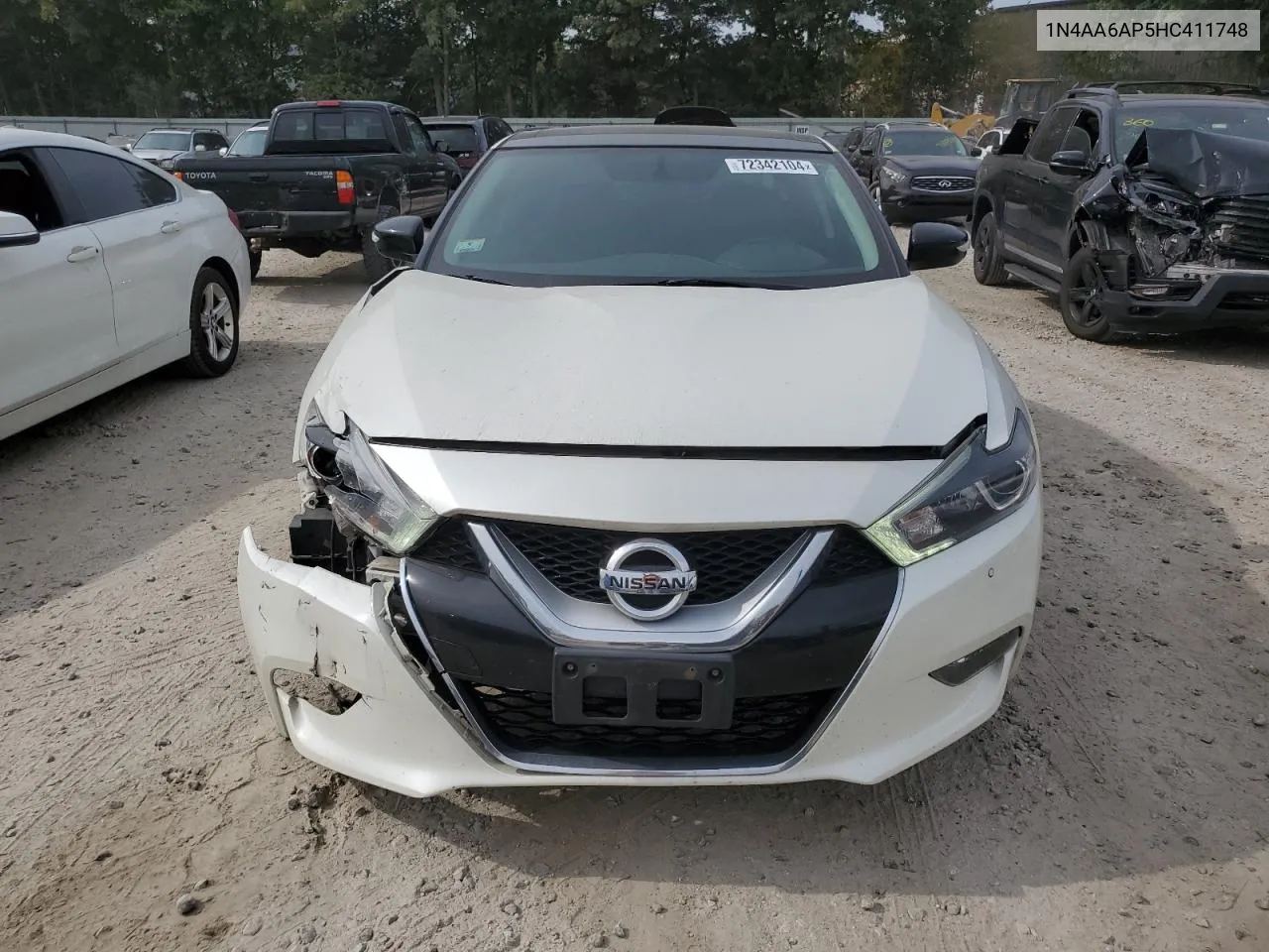 2017 Nissan Maxima 3.5S VIN: 1N4AA6AP5HC411748 Lot: 72342104