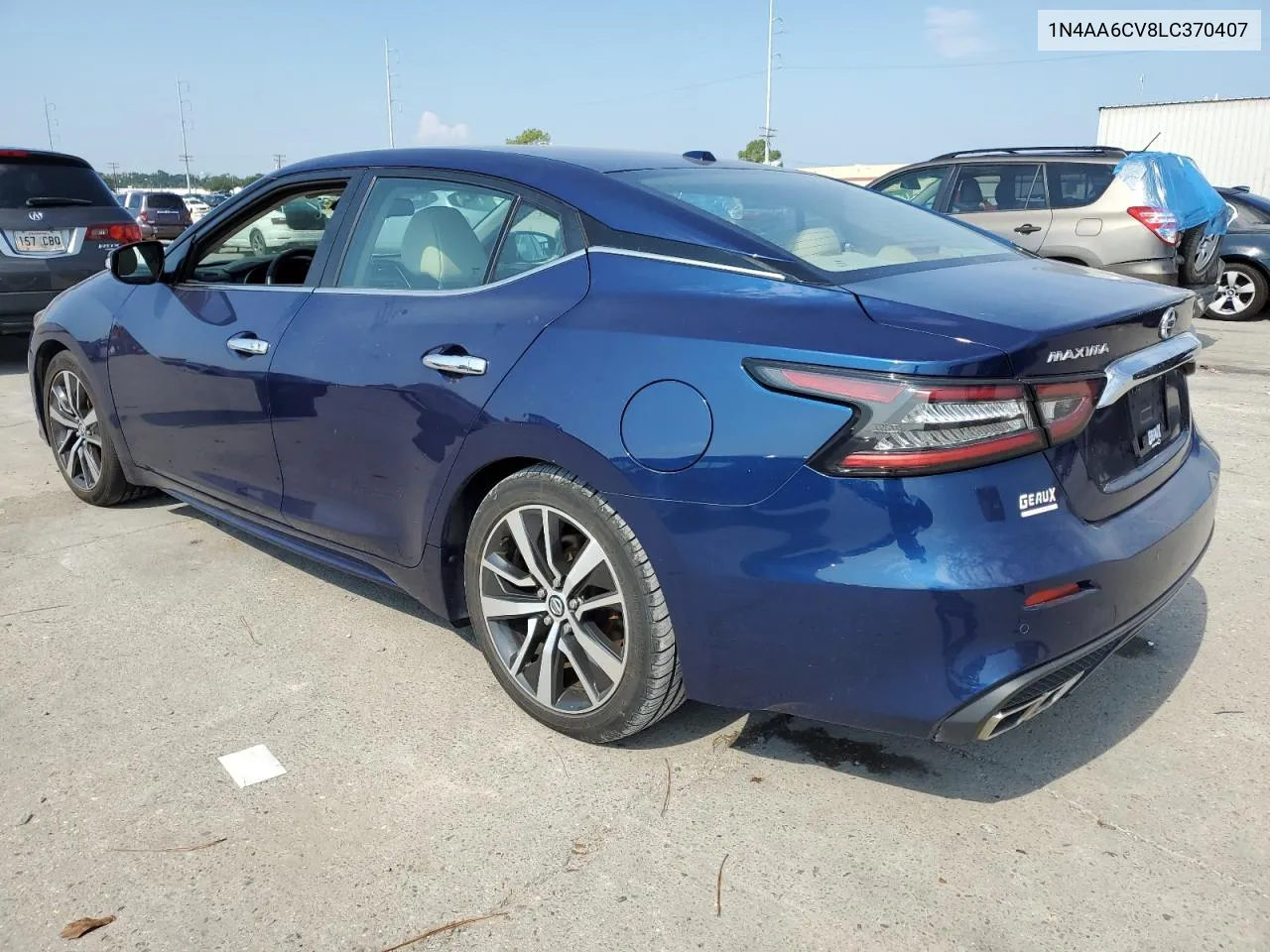 2020 Nissan Maxima Sv VIN: 1N4AA6CV8LC370407 Lot: 72386434