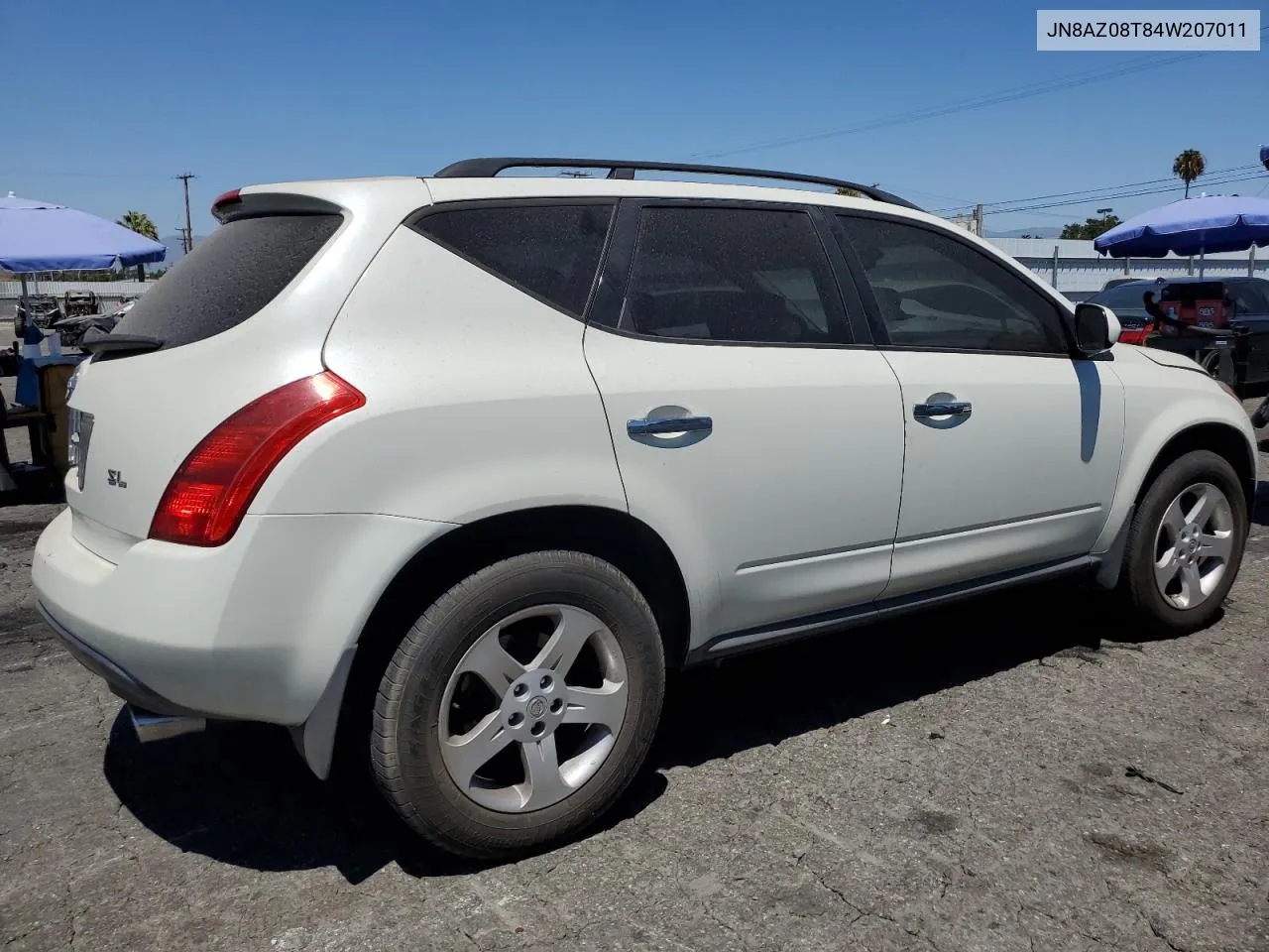 JN8AZ08T84W207011 2004 Nissan Murano Sl