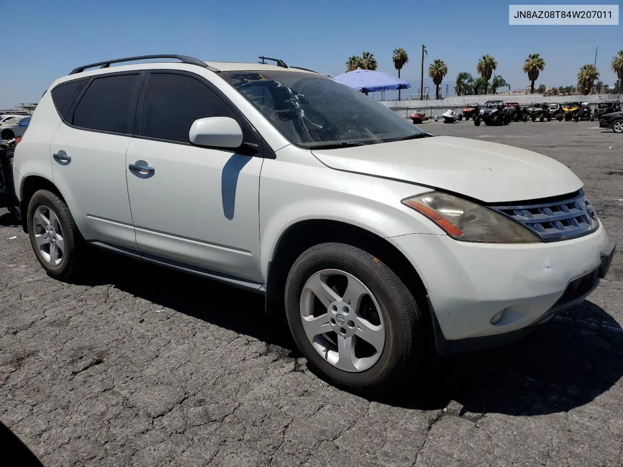 2004 Nissan Murano Sl VIN: JN8AZ08T84W207011 Lot: 67529284