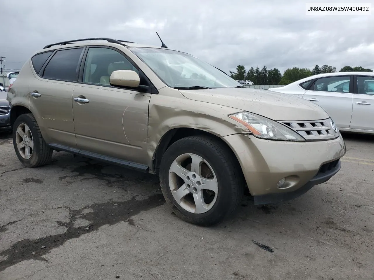 2005 Nissan Murano Sl VIN: JN8AZ08W25W400492 Lot: 69507604