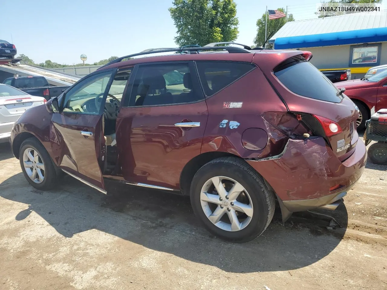 2009 Nissan Murano S VIN: JN8AZ18U49W002341 Lot: 65866824