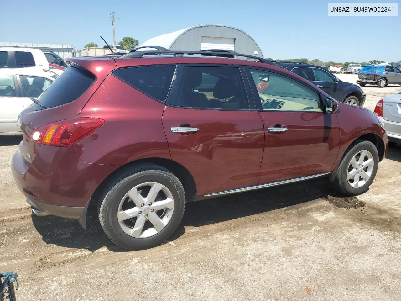 JN8AZ18U49W002341 2009 Nissan Murano S