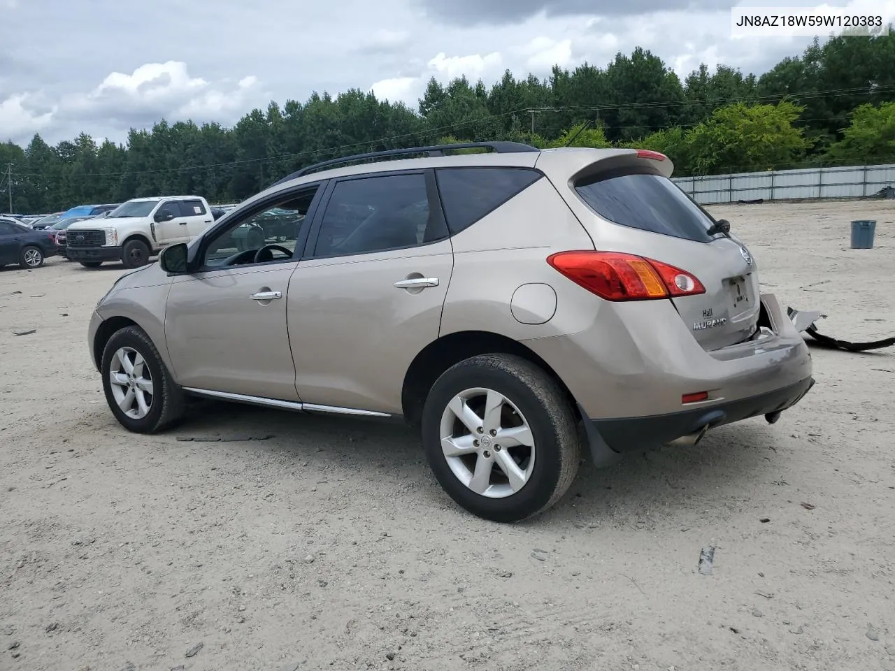 2009 Nissan Murano S VIN: JN8AZ18W59W120383 Lot: 67929924