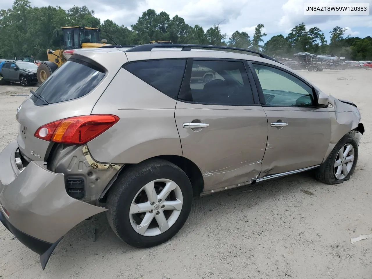 2009 Nissan Murano S VIN: JN8AZ18W59W120383 Lot: 67929924