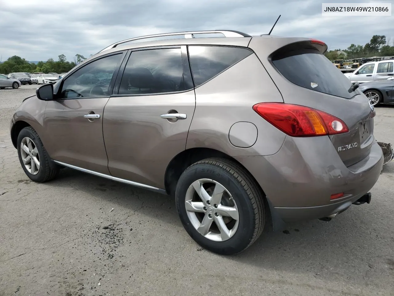 2009 Nissan Murano S VIN: JN8AZ18W49W210866 Lot: 69422624