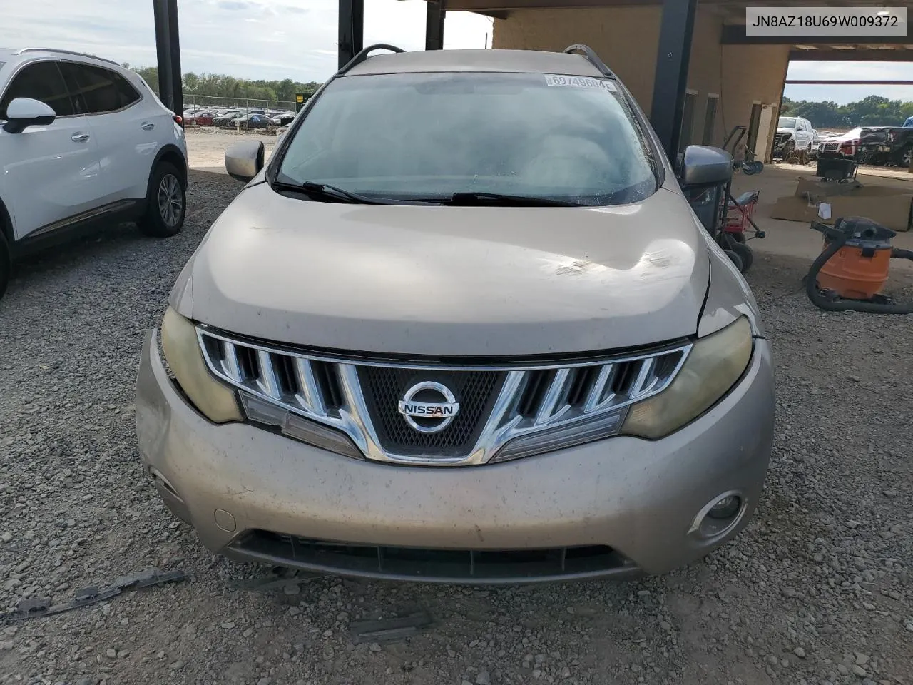 2009 Nissan Murano S VIN: JN8AZ18U69W009372 Lot: 69749604