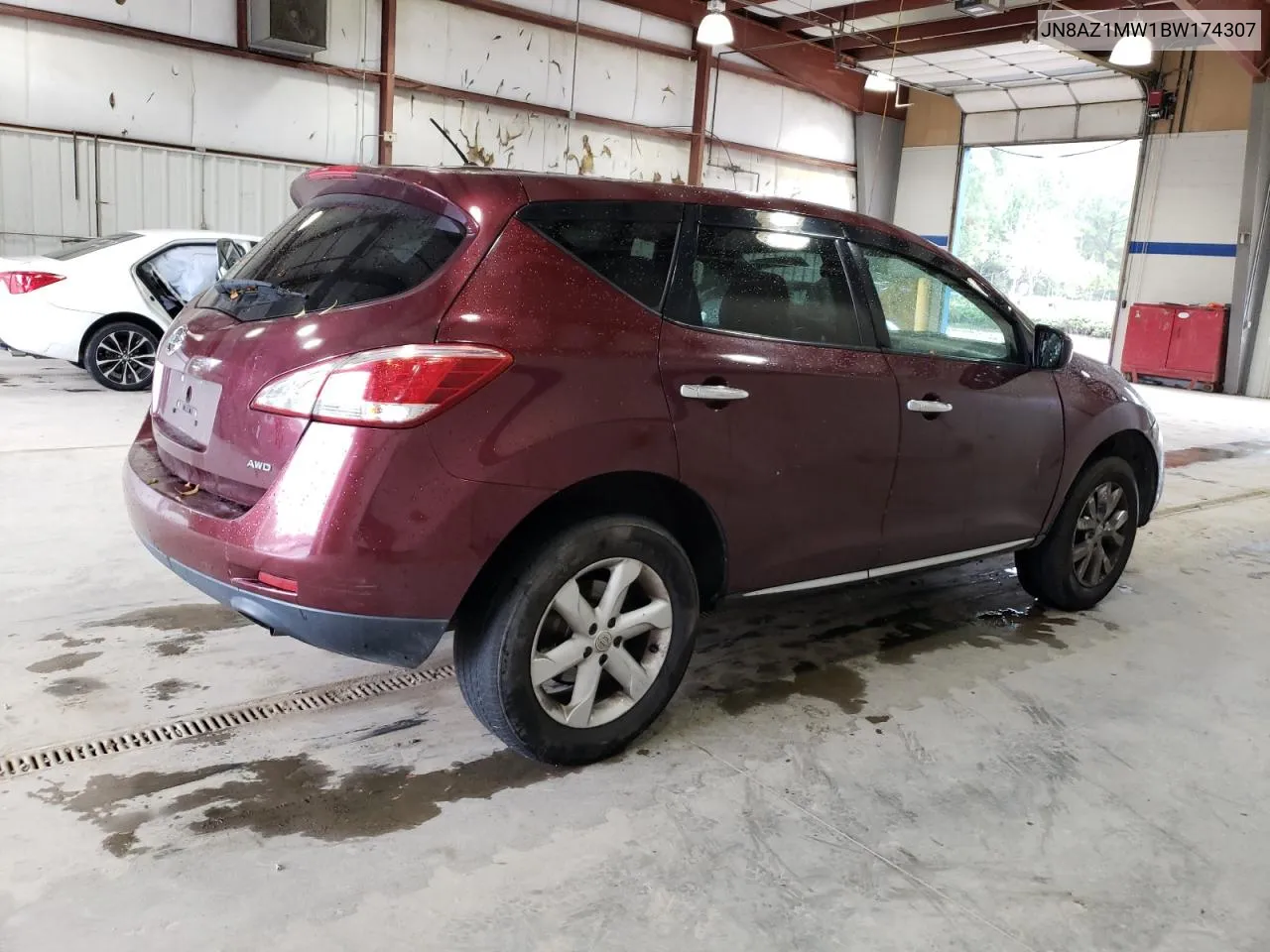 JN8AZ1MW1BW174307 2011 Nissan Murano S