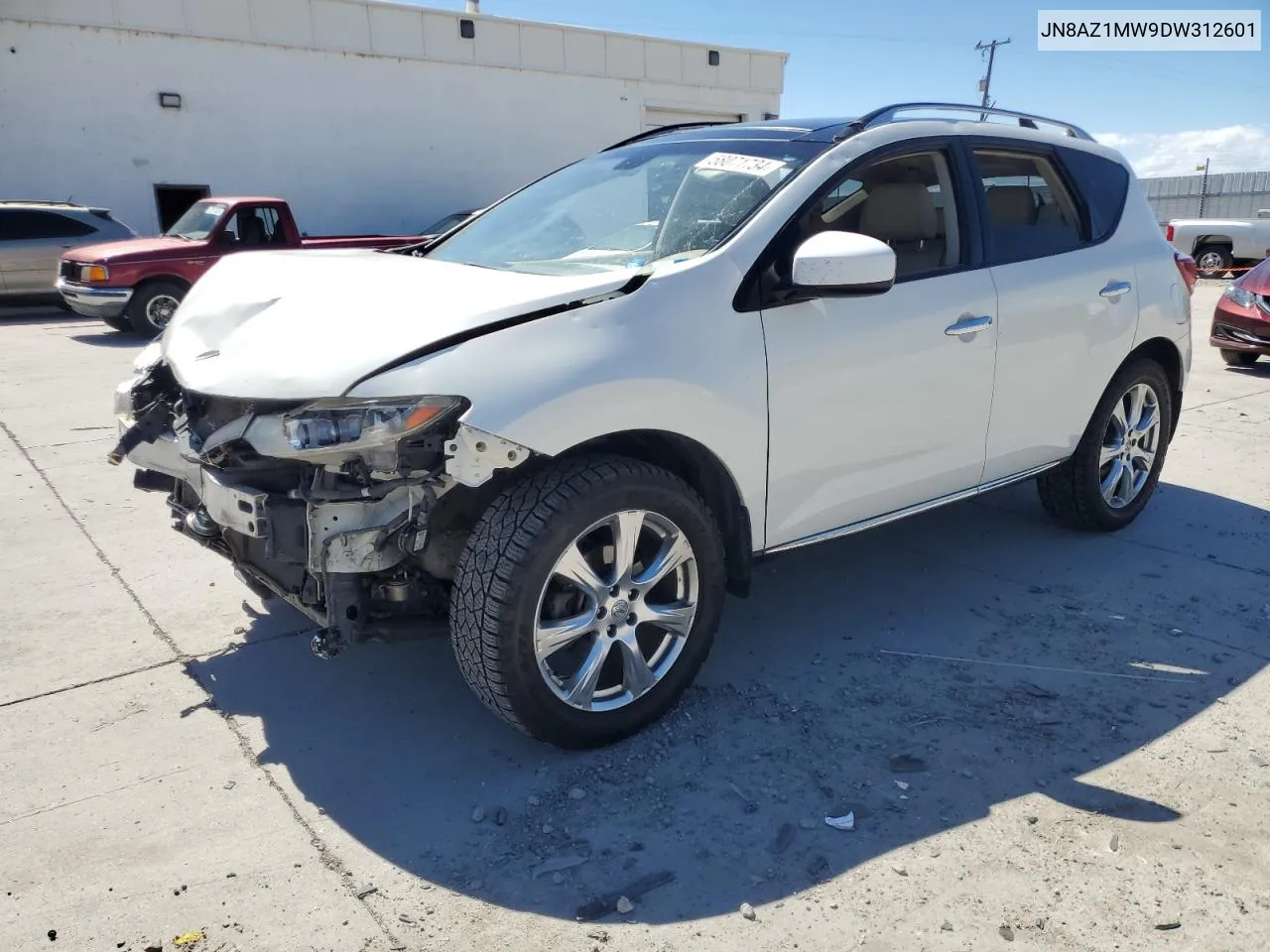 2013 Nissan Murano S VIN: JN8AZ1MW9DW312601 Lot: 58071734