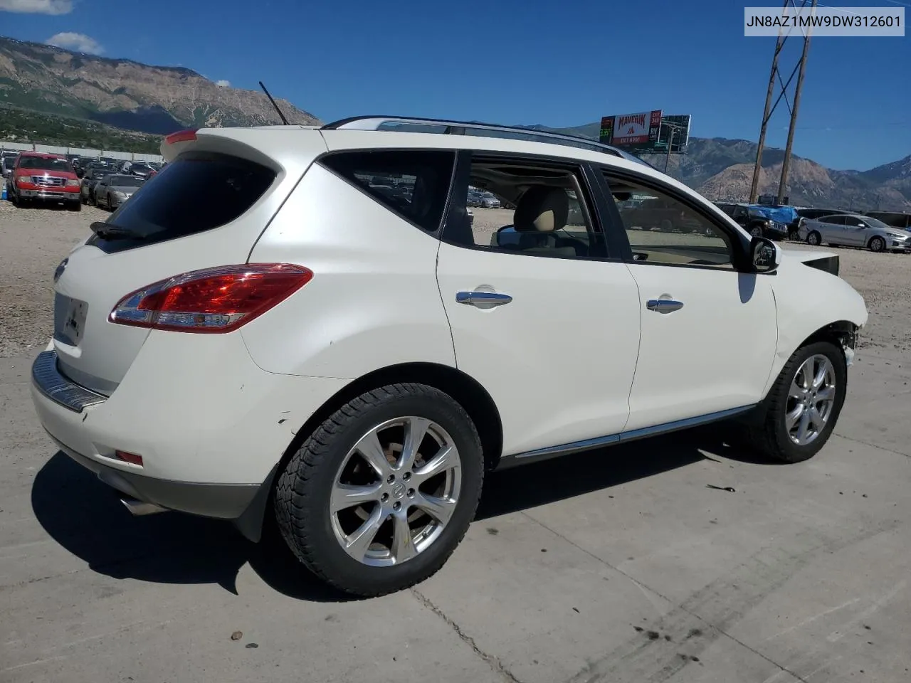 2013 Nissan Murano S VIN: JN8AZ1MW9DW312601 Lot: 58071734