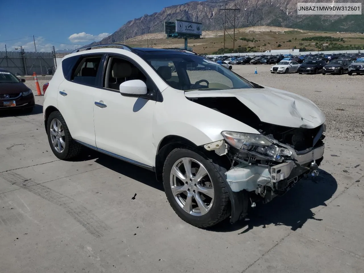 2013 Nissan Murano S VIN: JN8AZ1MW9DW312601 Lot: 58071734