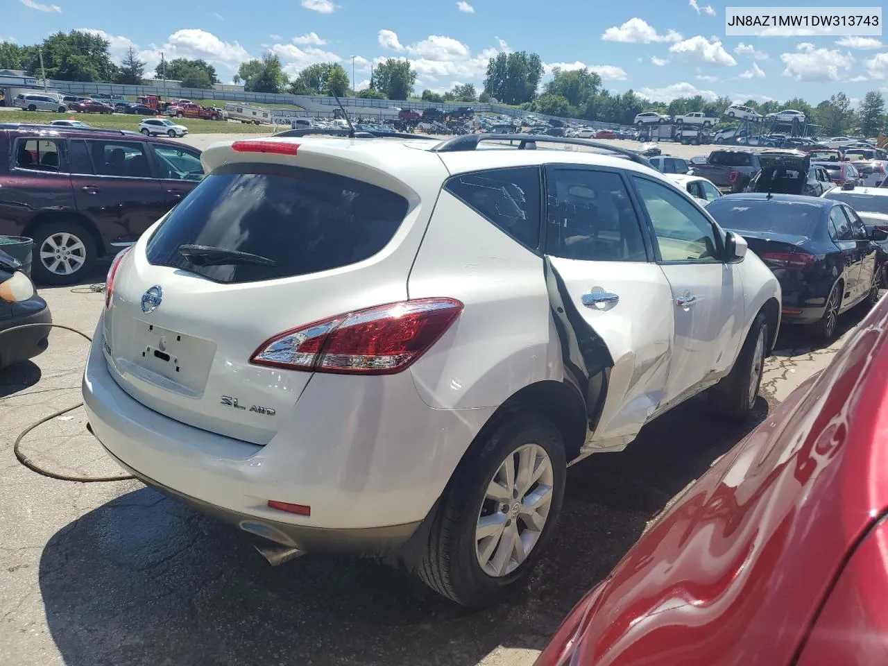 2013 Nissan Murano S VIN: JN8AZ1MW1DW313743 Lot: 61464094