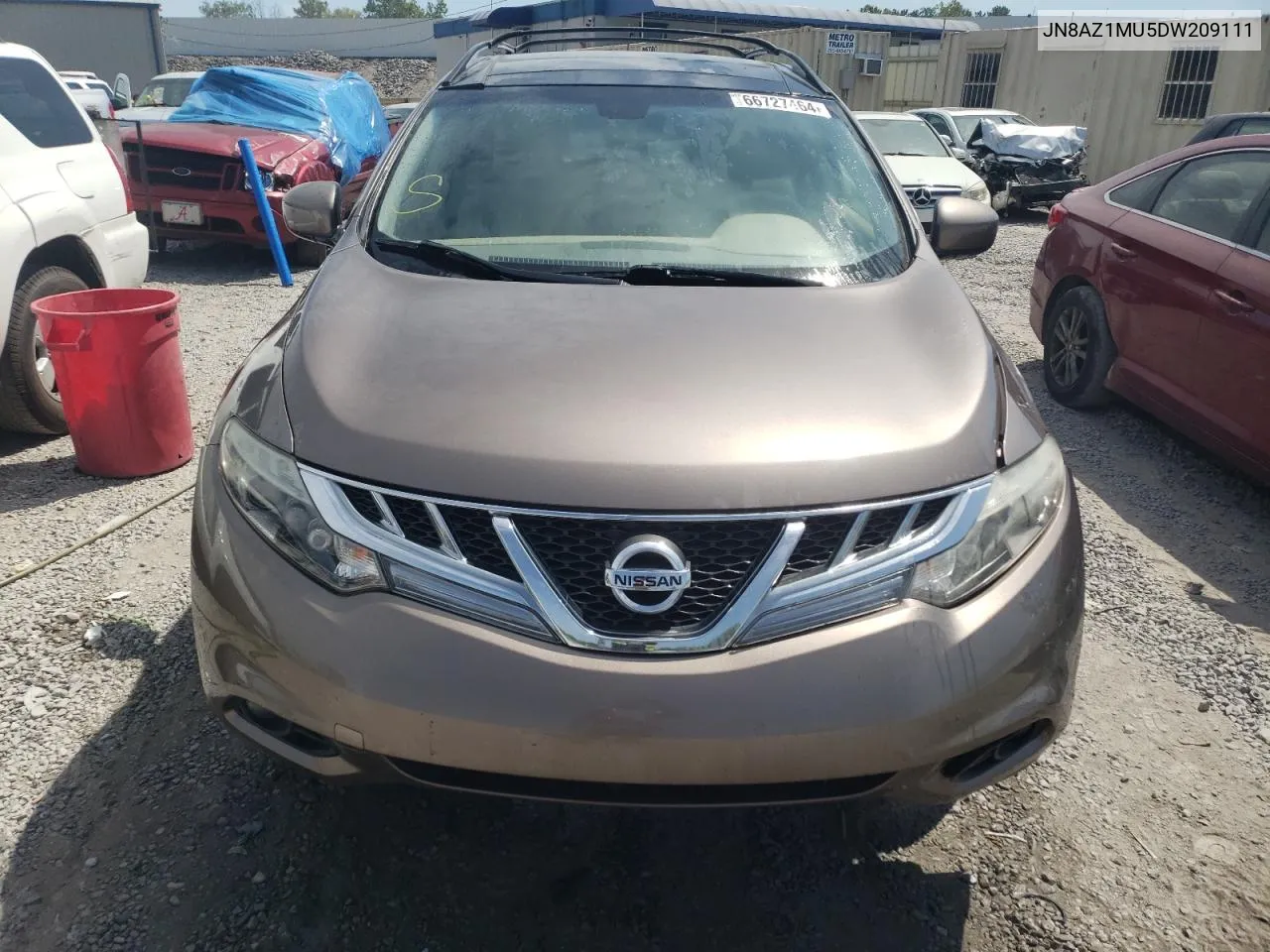 2013 Nissan Murano S VIN: JN8AZ1MU5DW209111 Lot: 66727464