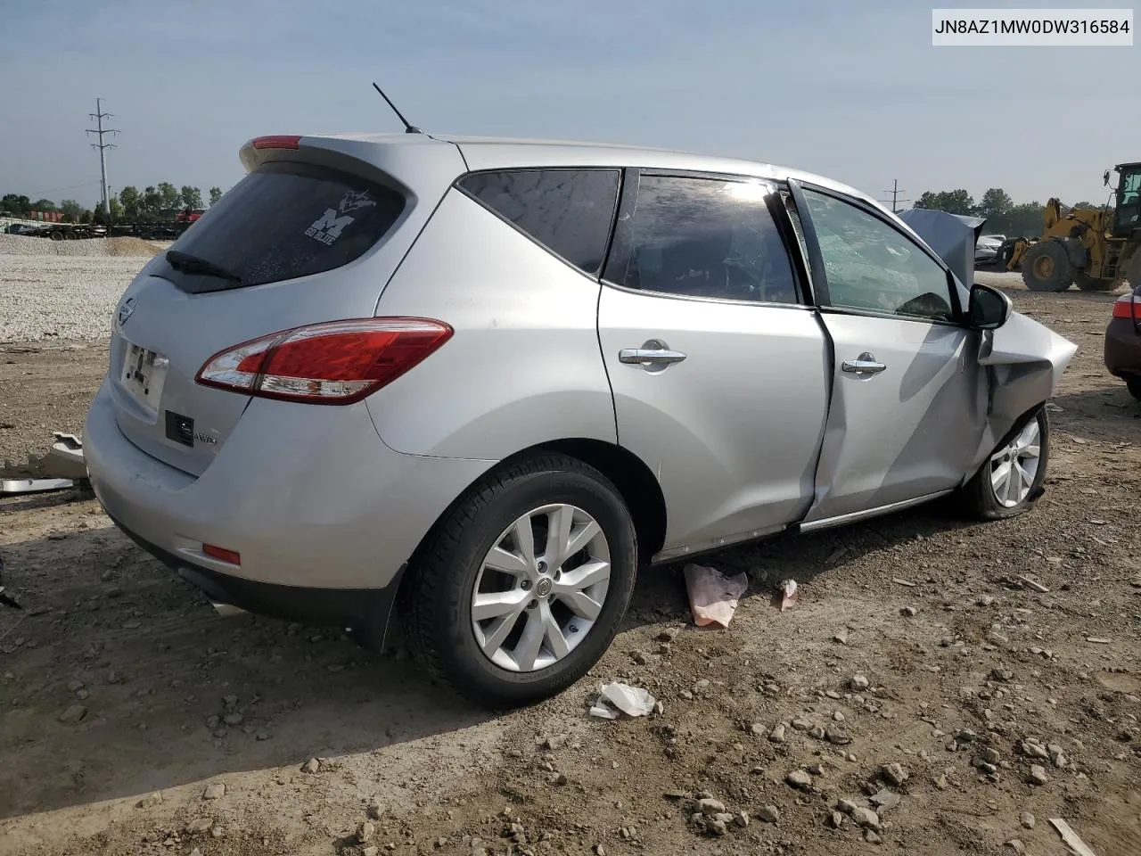 JN8AZ1MW0DW316584 2013 Nissan Murano S