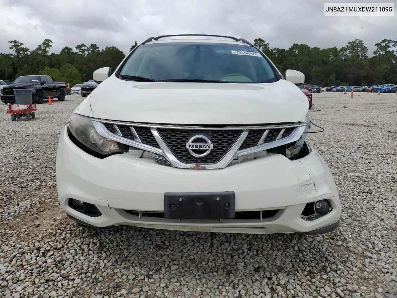 2013 Nissan Murano S VIN: JN8AZ1MUXDW211095 Lot: 70858624