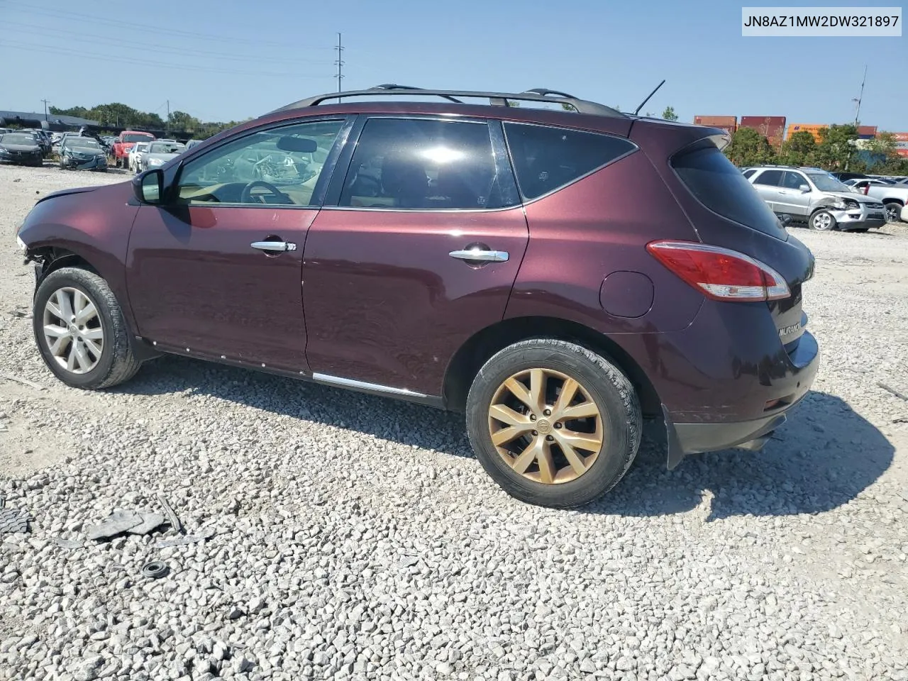 JN8AZ1MW2DW321897 2013 Nissan Murano S