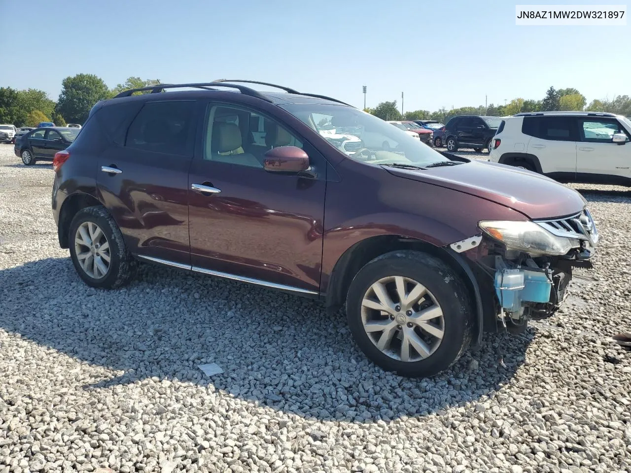 JN8AZ1MW2DW321897 2013 Nissan Murano S