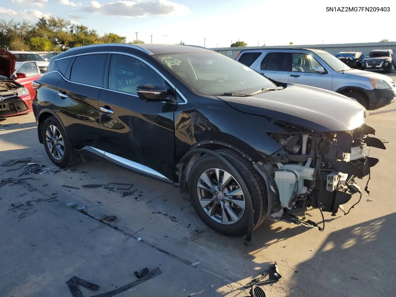 5N1AZ2MG7FN209403 2015 Nissan Murano S