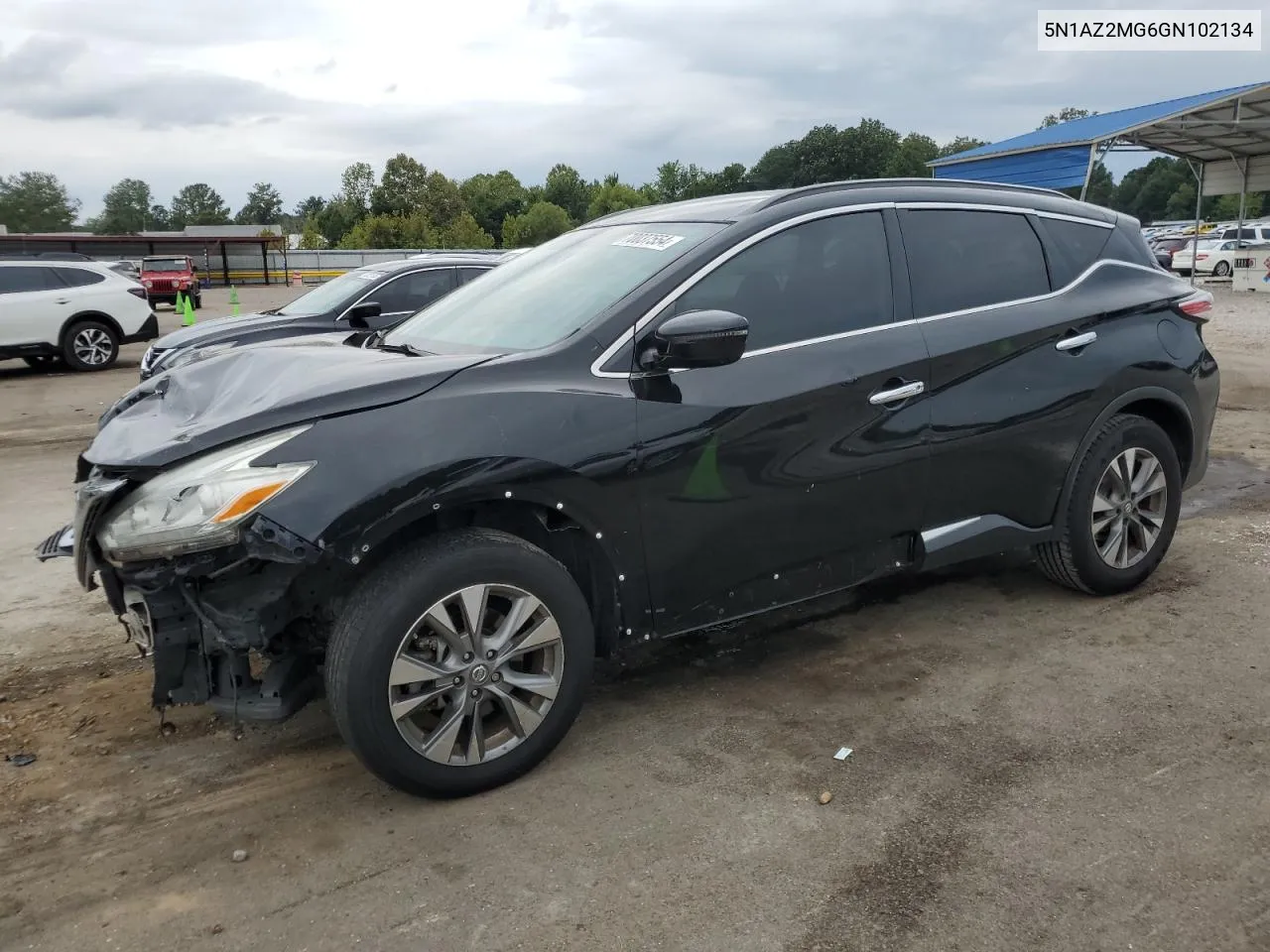 5N1AZ2MG6GN102134 2016 Nissan Murano S