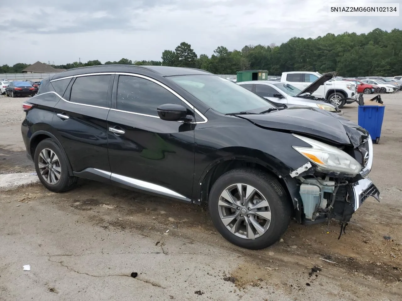 2016 Nissan Murano S VIN: 5N1AZ2MG6GN102134 Lot: 70037554