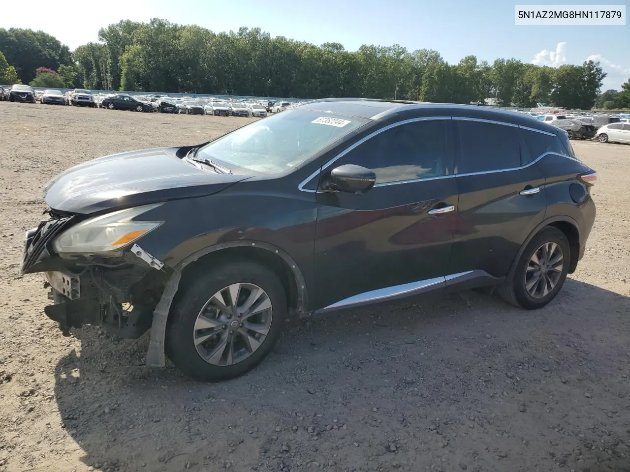 2017 Nissan Murano S VIN: 5N1AZ2MG8HN117879 Lot: 67352244