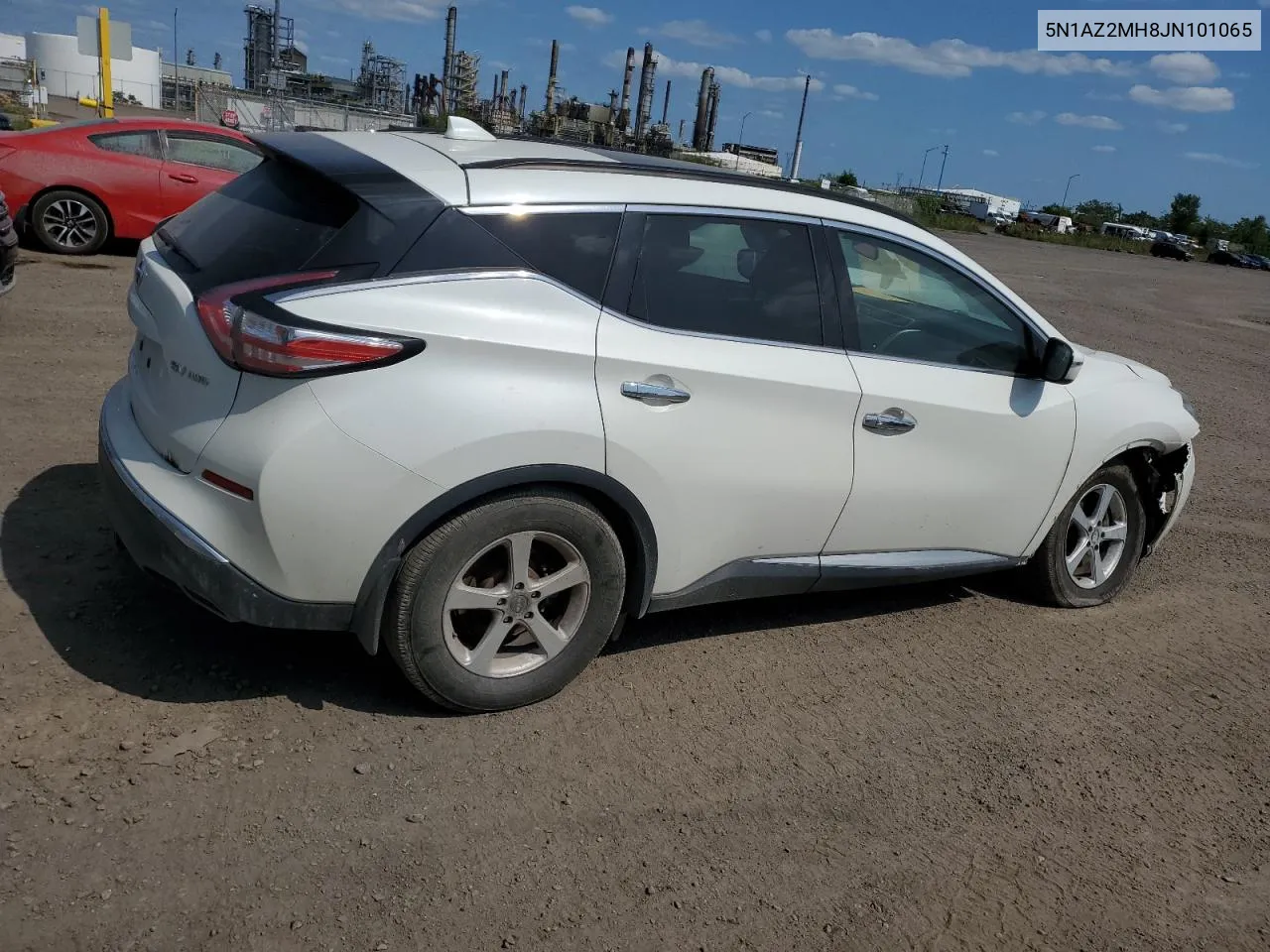 2018 Nissan Murano S VIN: 5N1AZ2MH8JN101065 Lot: 68947414