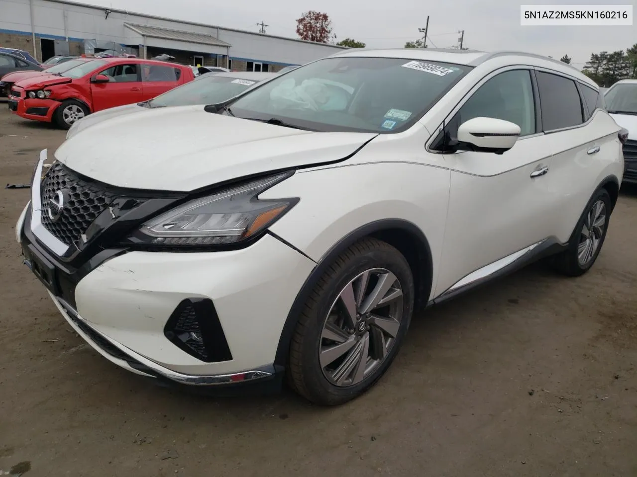 5N1AZ2MS5KN160216 2019 Nissan Murano S