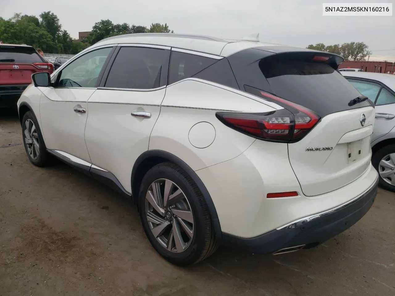 2019 Nissan Murano S VIN: 5N1AZ2MS5KN160216 Lot: 70969074