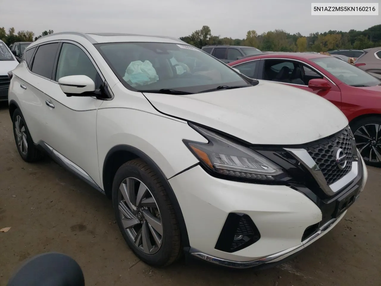 2019 Nissan Murano S VIN: 5N1AZ2MS5KN160216 Lot: 70969074