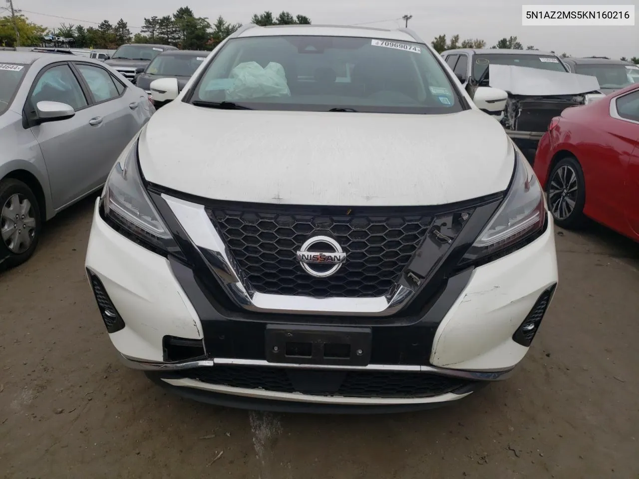 5N1AZ2MS5KN160216 2019 Nissan Murano S