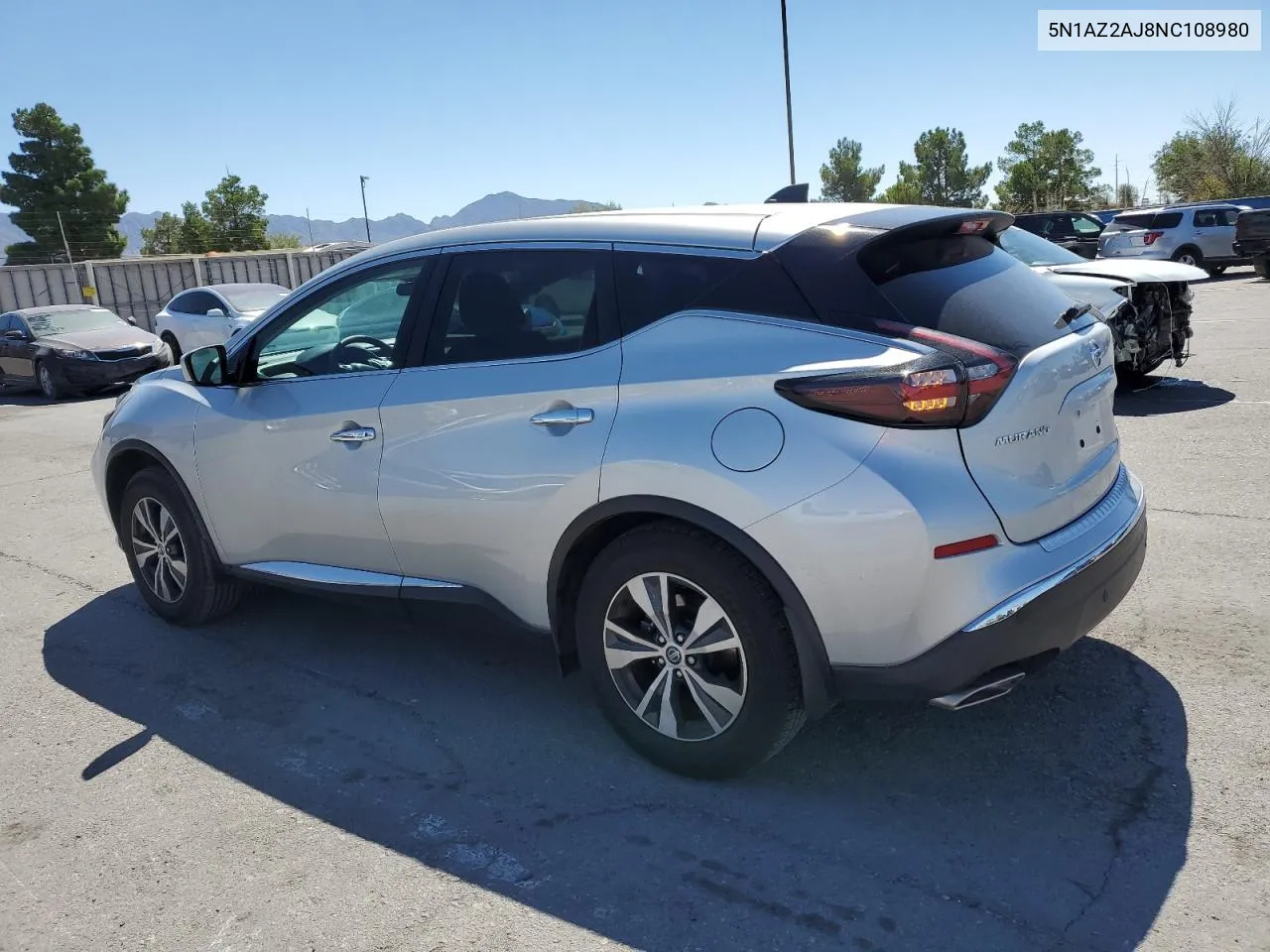 2022 Nissan Murano S VIN: 5N1AZ2AJ8NC108980 Lot: 71496214