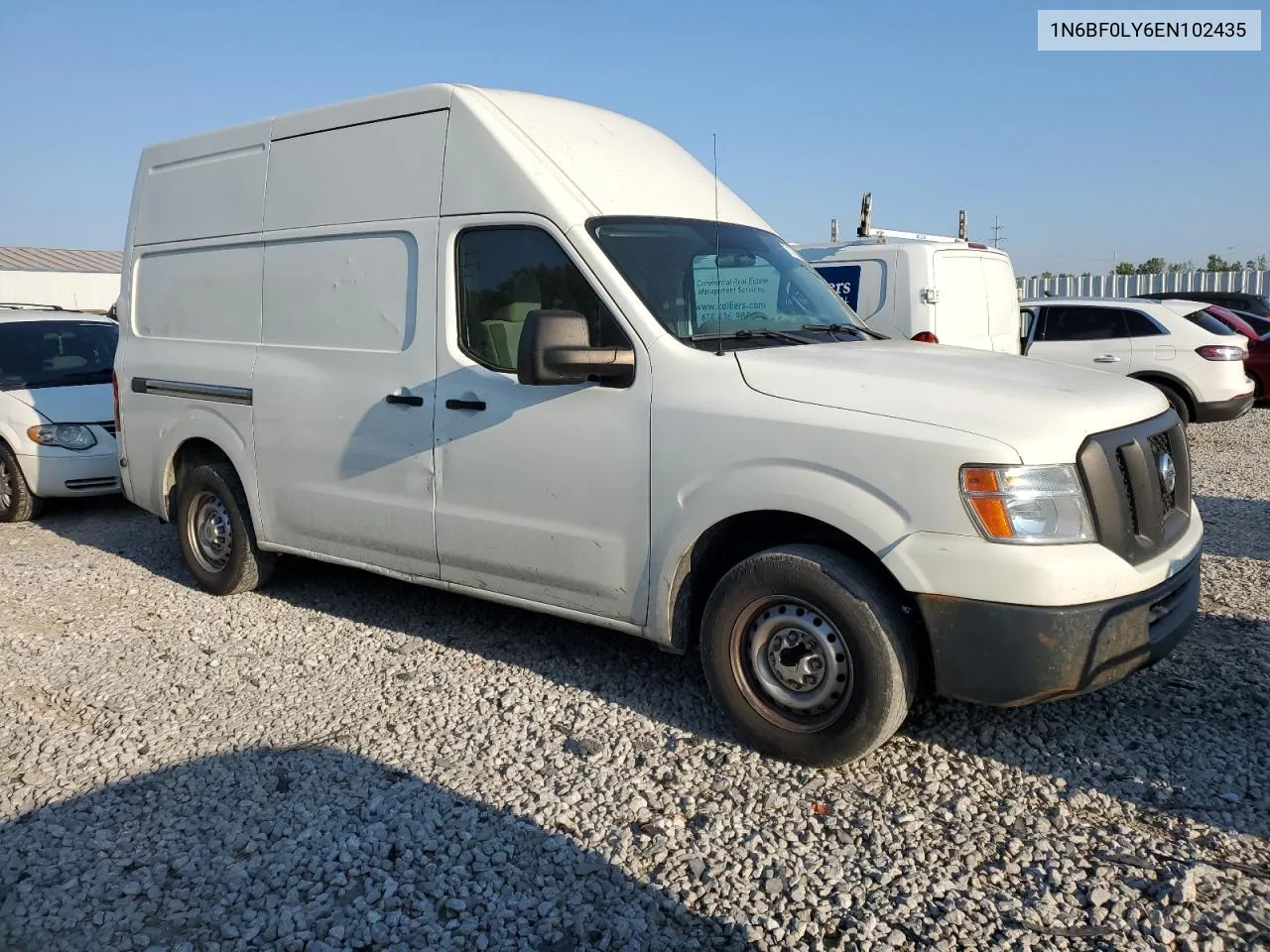 2014 Nissan Nv 2500 VIN: 1N6BF0LY6EN102435 Lot: 71270564