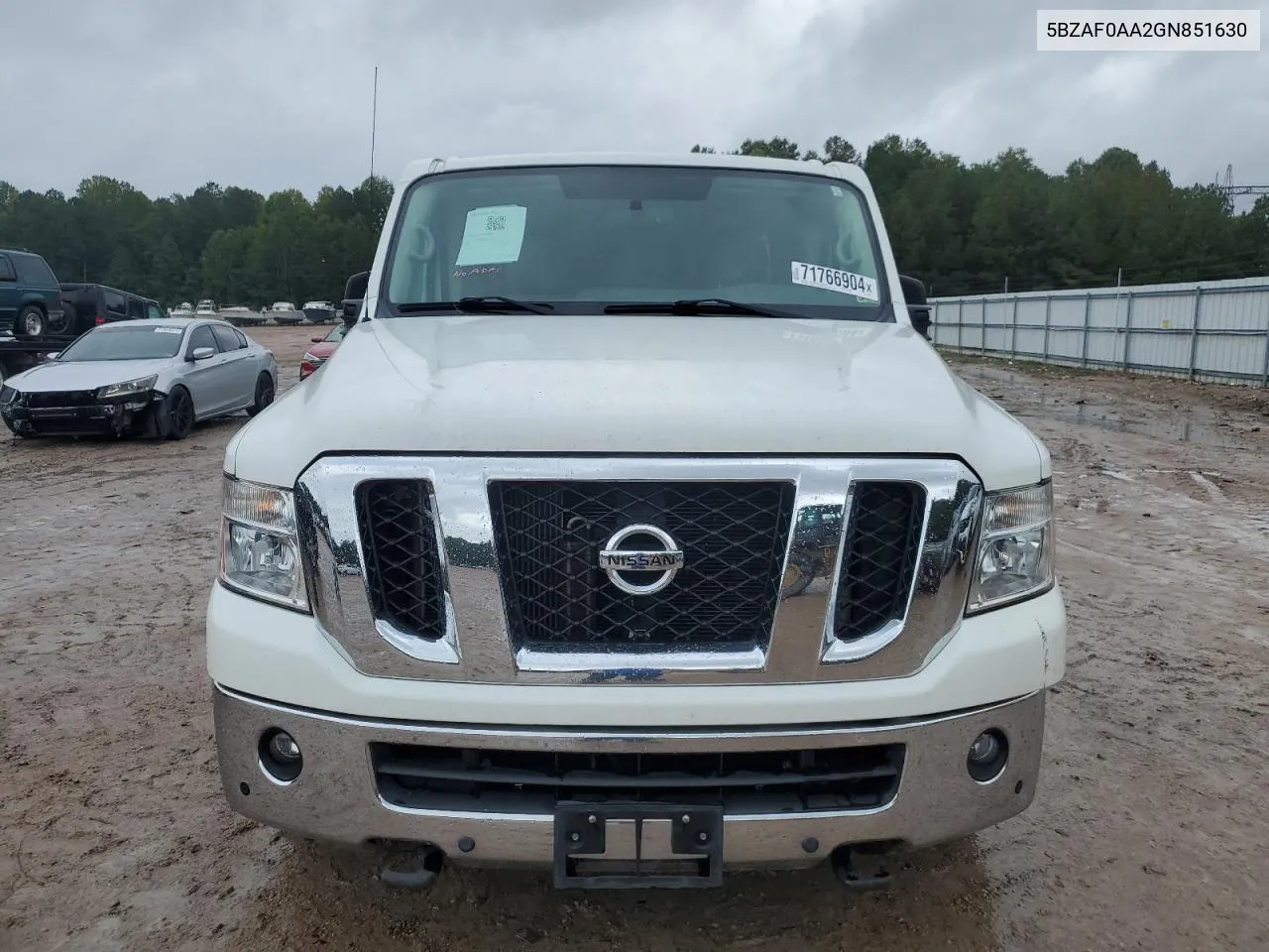 2016 Nissan Nv 3500 S VIN: 5BZAF0AA2GN851630 Lot: 71766904