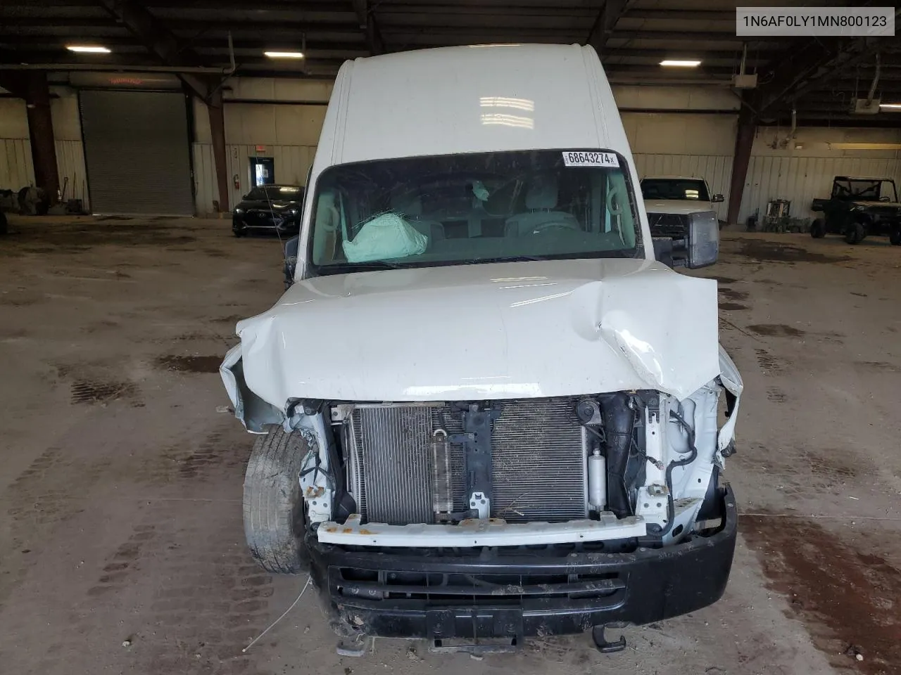 2021 Nissan Nv 2500 Sv VIN: 1N6AF0LY1MN800123 Lot: 68643274