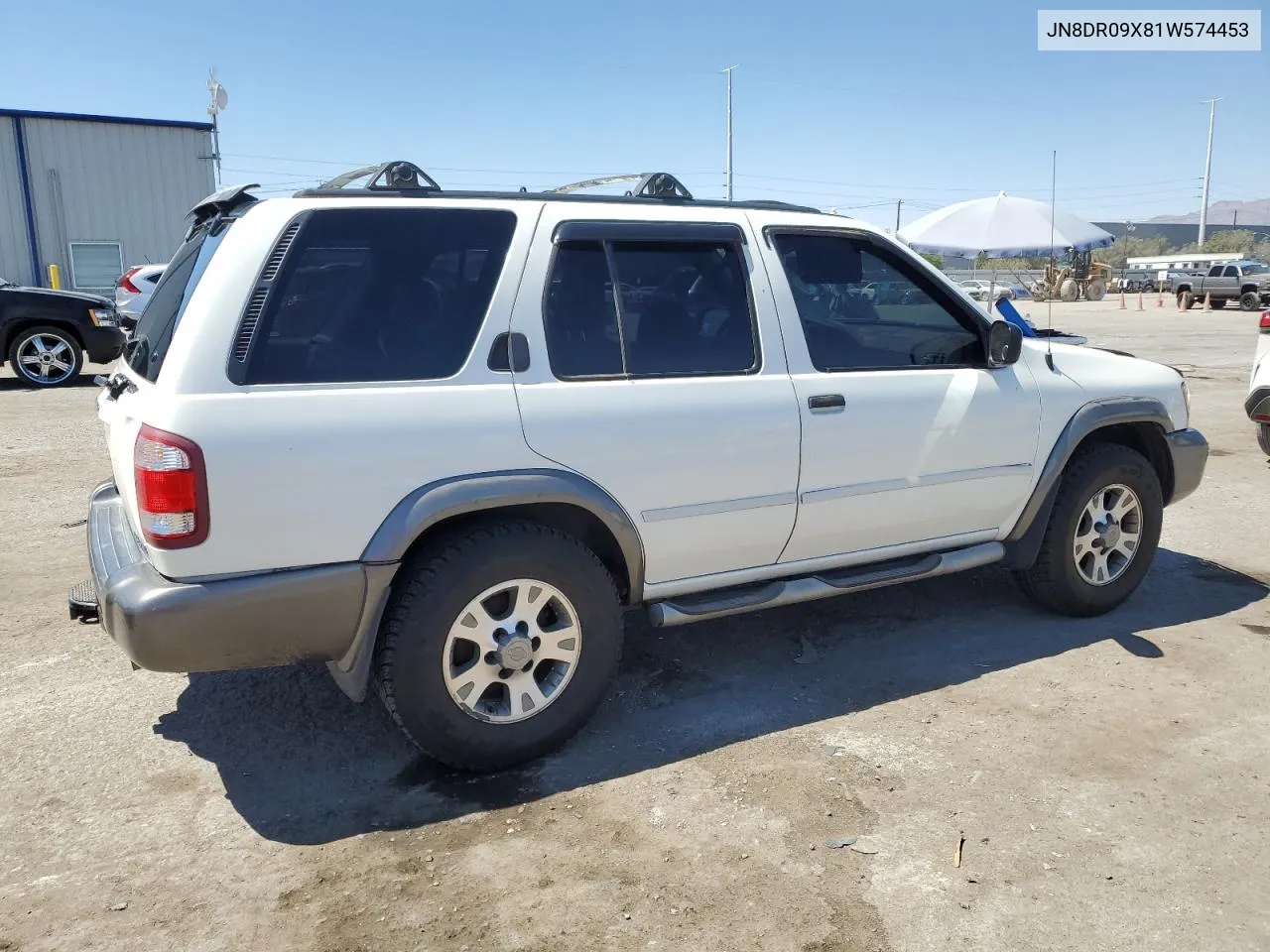 2001 Nissan Pathfinder Le VIN: JN8DR09X81W574453 Lot: 68941114