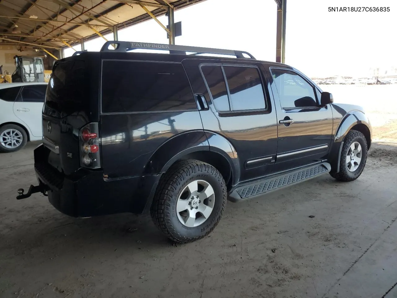 2007 Nissan Pathfinder Le VIN: 5N1AR18U27C636835 Lot: 70847854