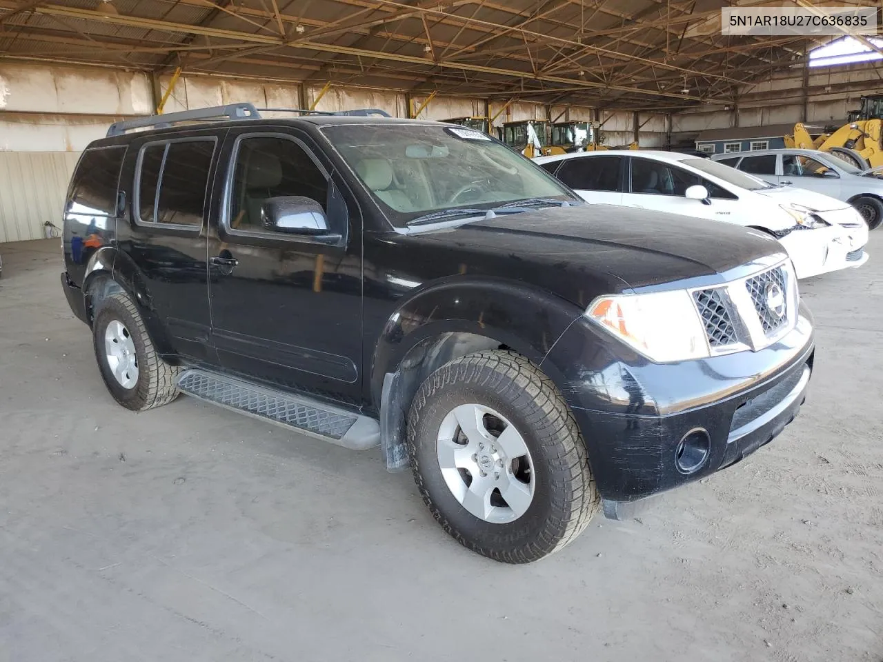 2007 Nissan Pathfinder Le VIN: 5N1AR18U27C636835 Lot: 70847854