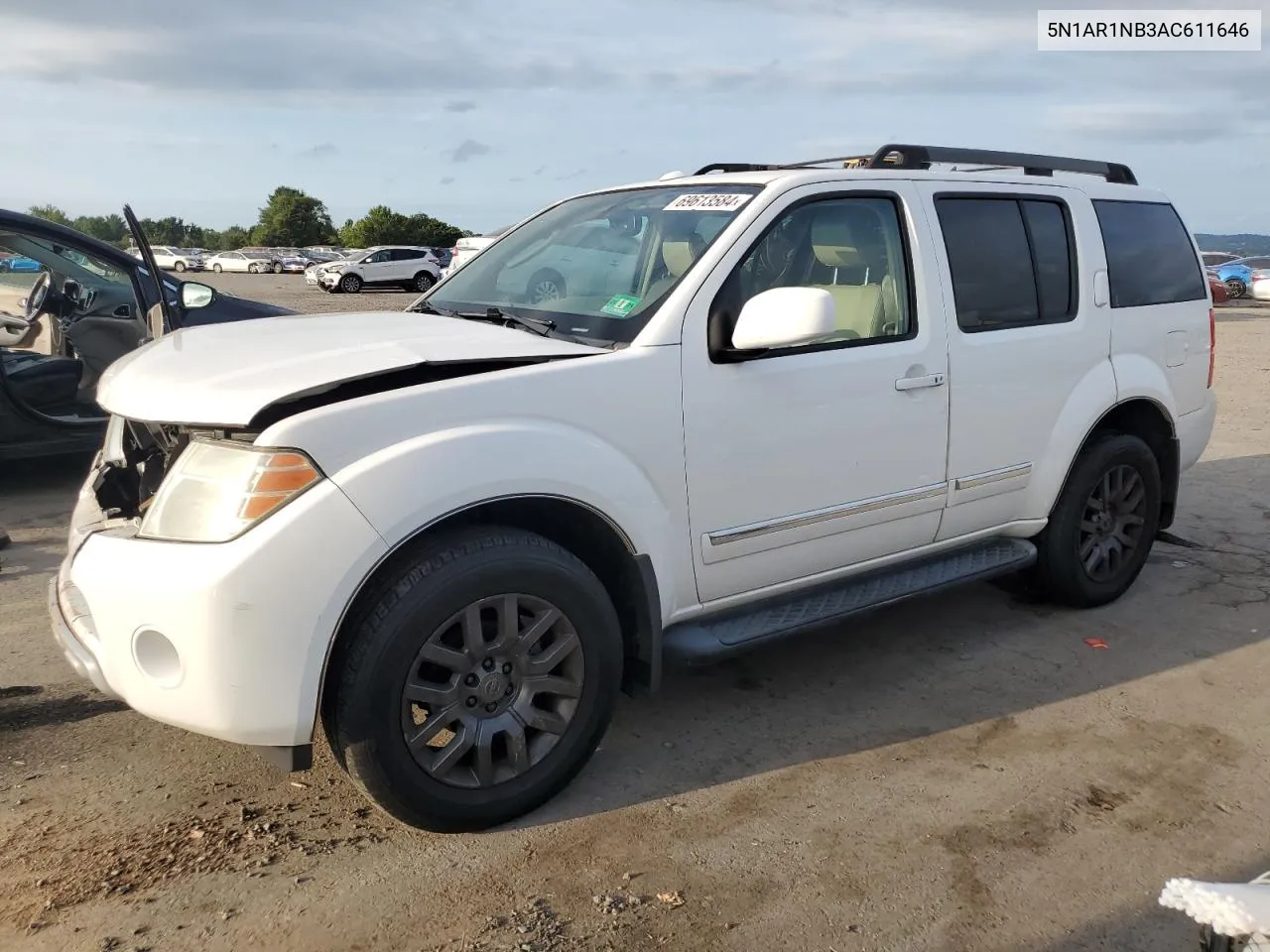 2010 Nissan Pathfinder S VIN: 5N1AR1NB3AC611646 Lot: 69613584