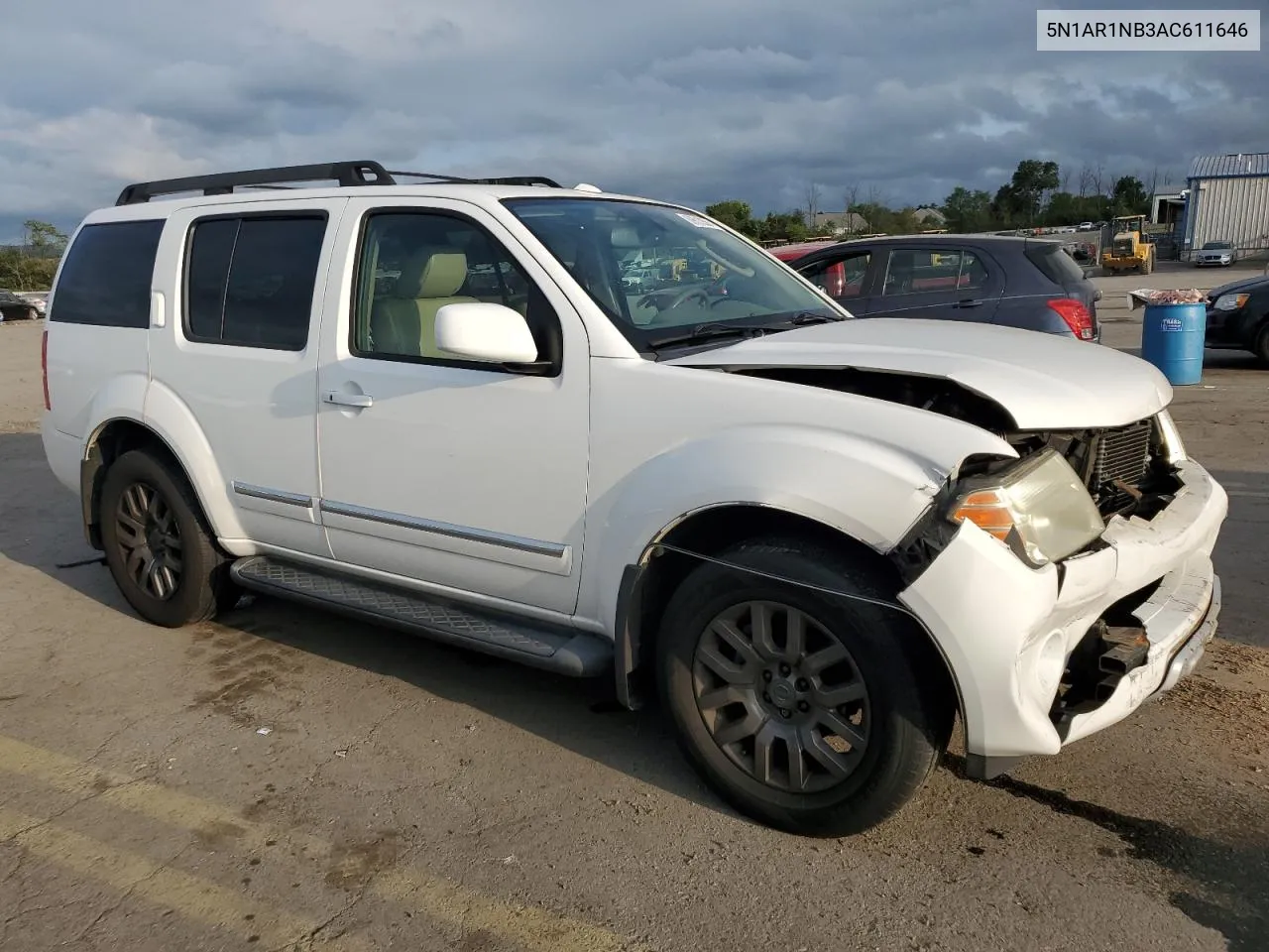 2010 Nissan Pathfinder S VIN: 5N1AR1NB3AC611646 Lot: 69613584