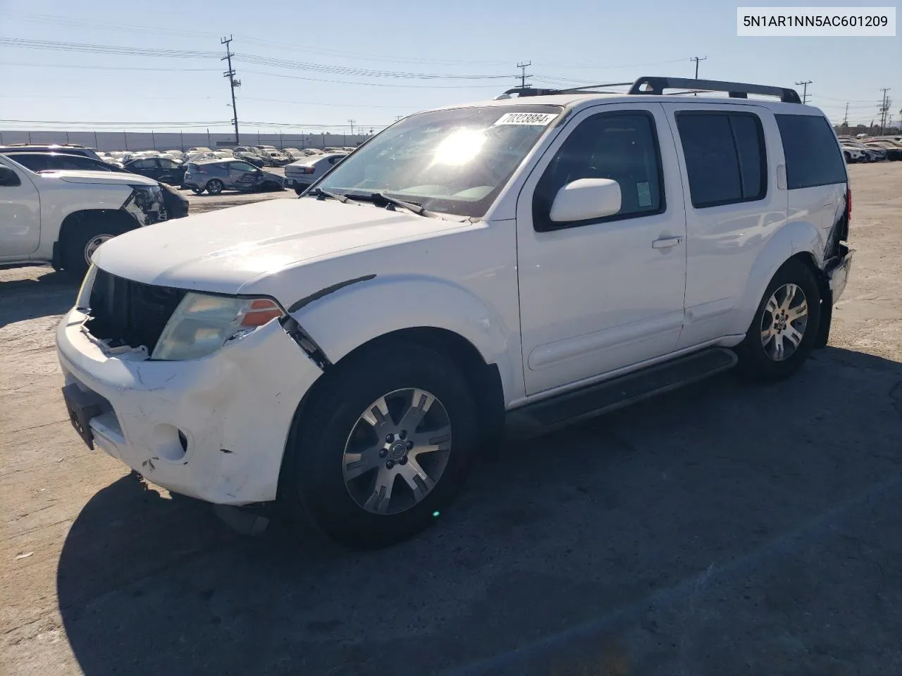 2010 Nissan Pathfinder S VIN: 5N1AR1NN5AC601209 Lot: 70323884