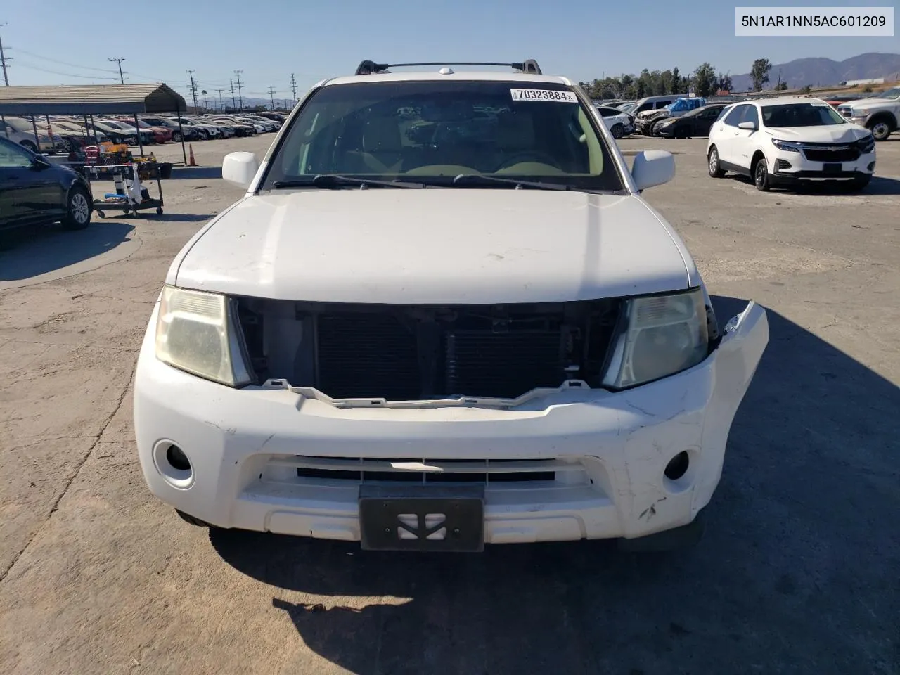 2010 Nissan Pathfinder S VIN: 5N1AR1NN5AC601209 Lot: 70323884